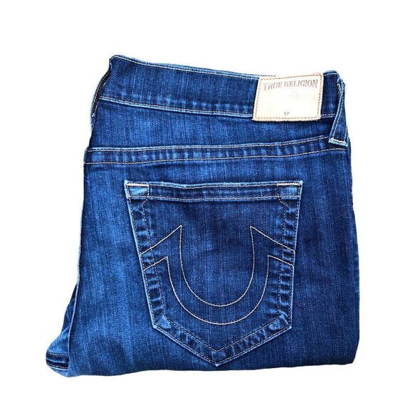 True Religion Jeans Size 40 RICKY RELAXED STRAIGHT Blue - Picture 1 of 8